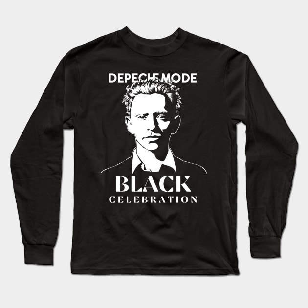 Black Celebration : Depeche Mode Long Sleeve T-Shirt by Aldrvnd